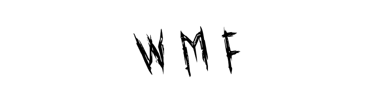 Horroroid Rotated  Free Fonts Download