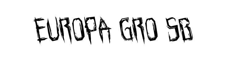 Horroroid Rotated  Free Fonts Download