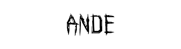 Horroroid Expanded  Free Fonts Download