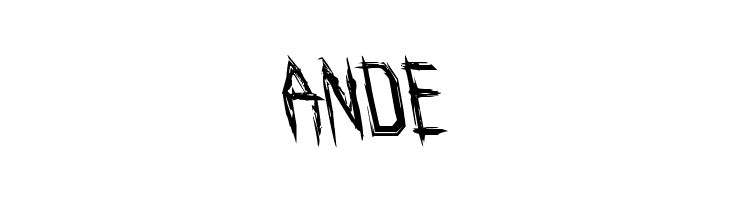 Horroroid Leftalic  Free Fonts Download