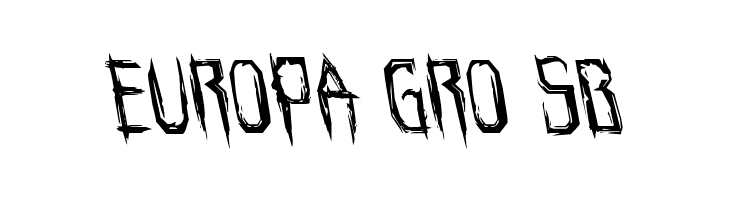 Horroroid Leftalic  Free Fonts Download