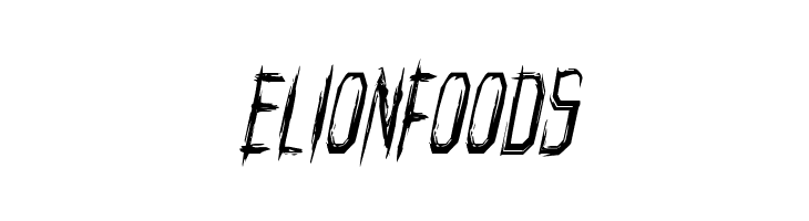 Horroroid Condensed Italic  Free Fonts Download