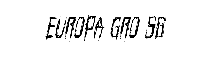 Horroroid Condensed Italic  Free Fonts Download