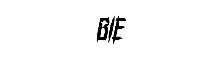 Horroroid Bold Italic  Free Fonts Download