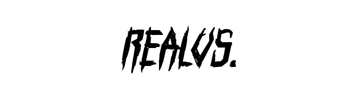 Horroroid Bold Italic  Free Fonts Download