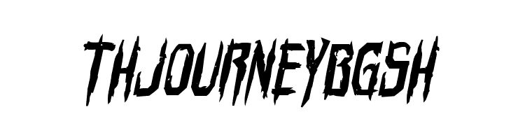 Horroroid Bold Italic  Free Fonts Download