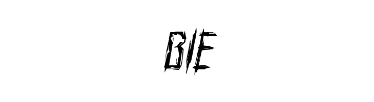 Horroroid Italic  Free Fonts Download