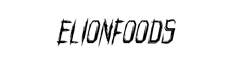 Horroroid Italic  Free Fonts Download