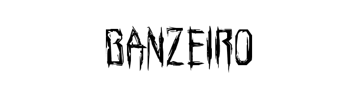 Horroroid Staggered  Free Fonts Download