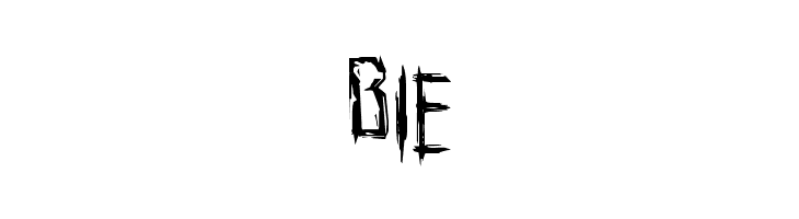 Horroroid Staggered  Free Fonts Download