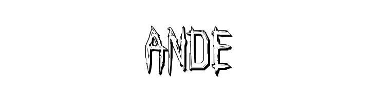 Horroroid 3D  Free Fonts Download