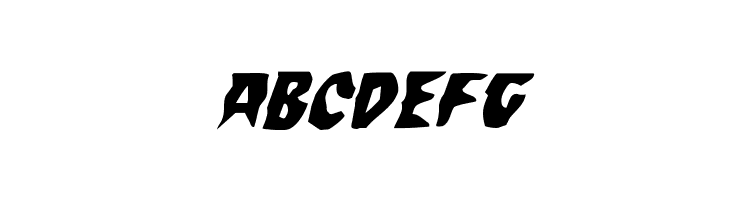 Count Suckula Staggered Italic  Free Fonts Download