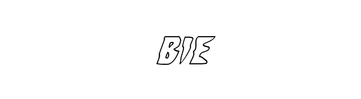 Count Suckula Outline Italic  Free Fonts Download
