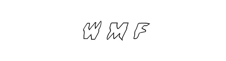 Count Suckula Outline Italic  Free Fonts Download