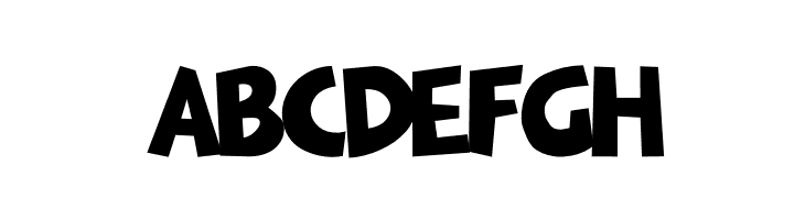 ABCDEFGH GloryUnited Font