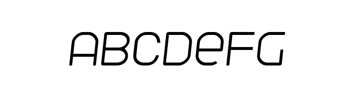 Parvoflavin Light Skew  Free Fonts Download