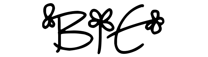 Flowing Flowers  Free Fonts Download
