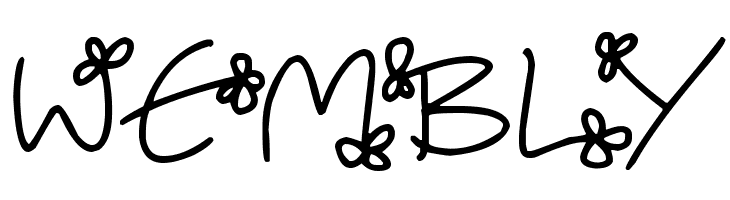 Flowing Flowers  Free Fonts Download