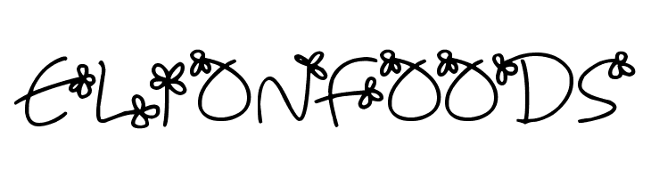 Flowing Flowers  Free Fonts Download