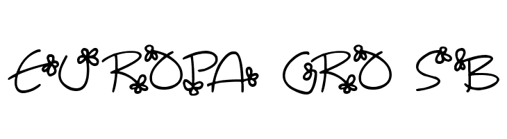 Flowing Flowers  Free Fonts Download