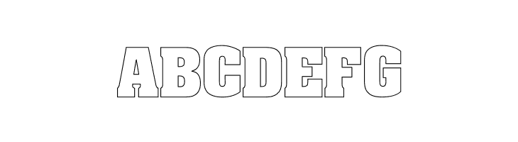 Amin_Hurgada Outline  Free Fonts Download