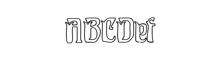 Pittoresk Hollow  Free Fonts Download