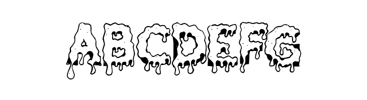GooeyDrippySticky  Free Fonts Download