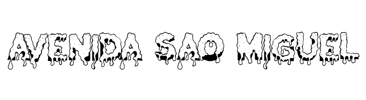 GooeyDrippySticky  Free Fonts Download