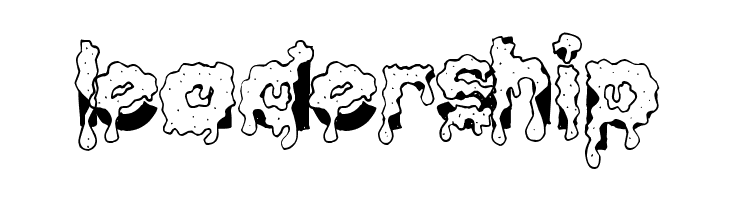 GooeyDrippySticky  Free Fonts Download