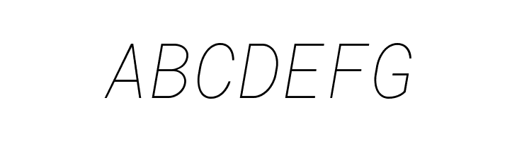 Roboto Mono Thin Italic  Free Fonts Download