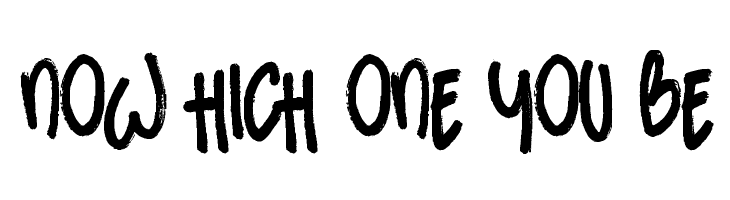 NOW%2BHICH%2BONE%2BYOU%2BBE Sundaes on Mondays Font