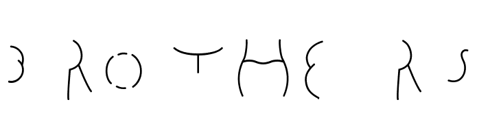 Alphabutt Letters A  Free Fonts Download