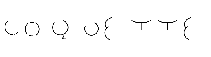 Alphabutt Letters A  Free Fonts Download