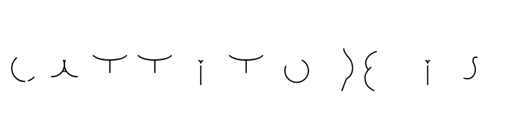 Alphabutt Letters A  Free Fonts Download