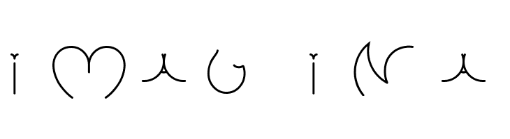 Alphabutt Letters A  Free Fonts Download