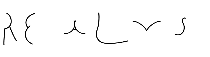 Alphabutt Letters A  Free Fonts Download