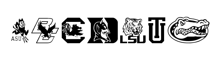 College Collage Regular  Free Fonts Download