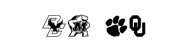 College Collage Regular  Free Fonts Download