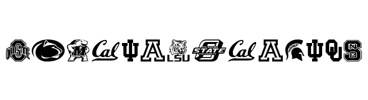 College Collage Regular  Free Fonts Download