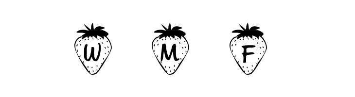 101! Strawberry Delight  Free Fonts Download