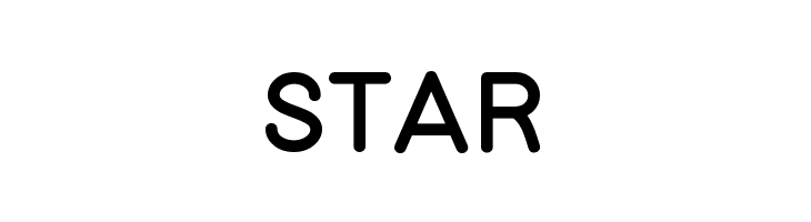 STAR roung Font