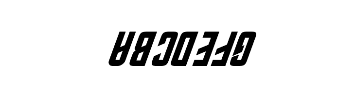 Polski DIN Trek Kursywa  Free Fonts Download
