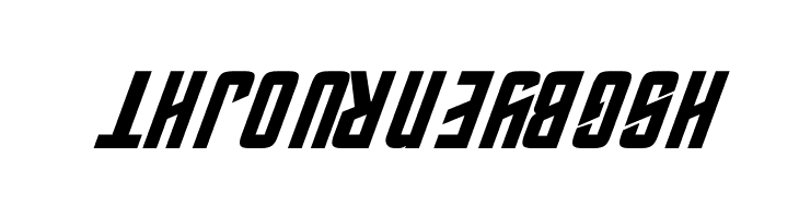 Polski DIN Trek Kursywa  Free Fonts Download