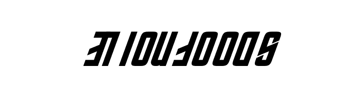 Polski DIN Trek Kursywa  Free Fonts Download