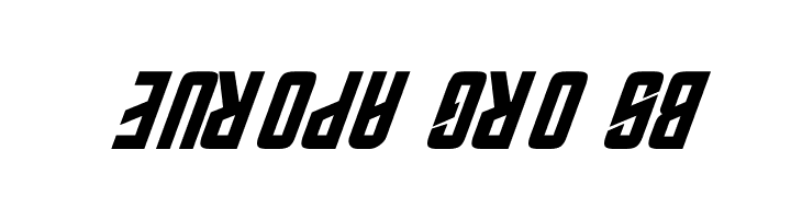 Polski DIN Trek Kursywa  Free Fonts Download