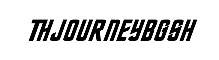 DIN Trek Kursywa  Free Fonts Download