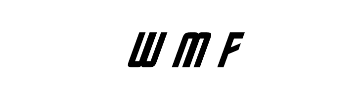 DIN Trek Kursywa  Free Fonts Download