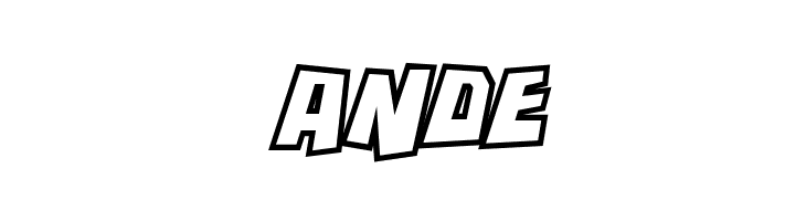 RockBiterOutlines Italic  Free Fonts Download