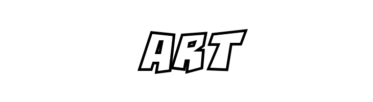 RockBiterOutlines Italic  Free Fonts Download