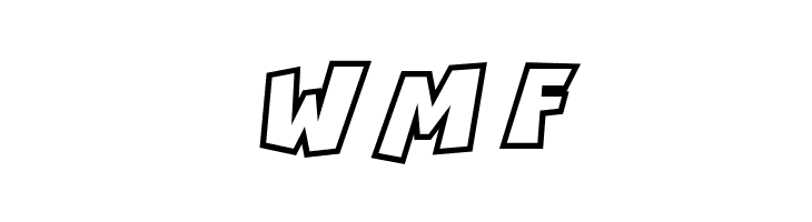 RockBiterOutlines Italic  Free Fonts Download